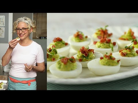 Deviled Eggs with Peas and Ham-Everyday Food with Sarah Carey