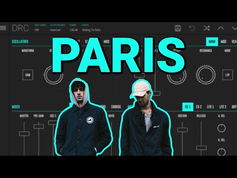 How to make the sounds from 'Paris' by 'Else' with DRC