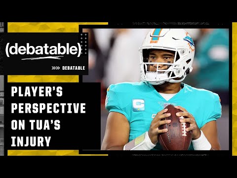 Domonique Foxworth gives the players perspective on Tua's concussion + more NFL talk | (debatable) video clip