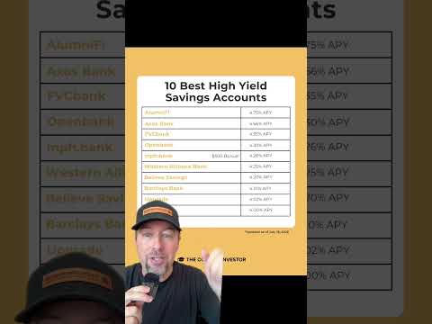 The College Investor | Best High Yield Savings Accounts In July 2025 (Ranked by Interest Rate)