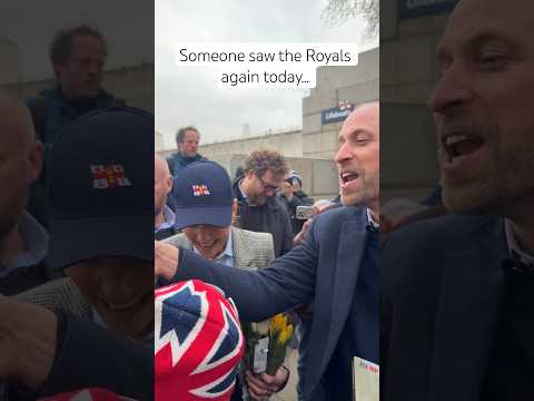 Royal SuperFan John, saw #PrinceWilliam and #PrincessofWales today #shorts