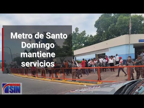 A pesar de paro de trabajadores, Metro SD mantiene servicios