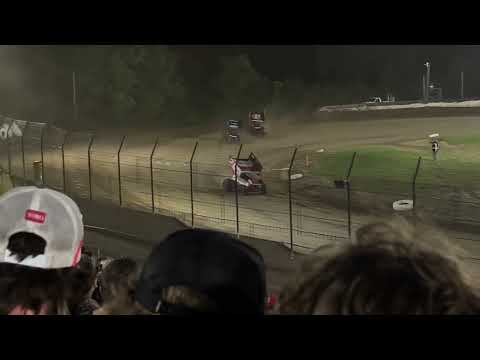 410 bumper to bumper Winged Sprints B Feature Saturday 8-17-2024 at Wilmot raceway - dirt track racing video image