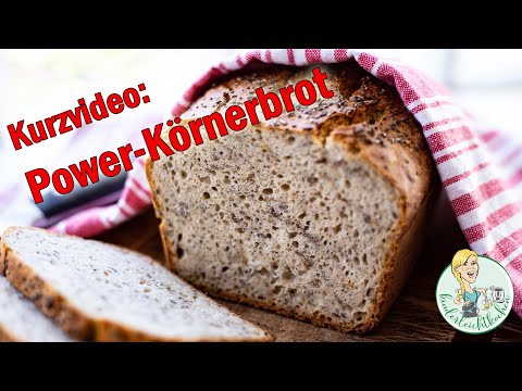 Kurzvideo: Power-Körnerbrot ohne Gehzeit mit Thermomix und kleinem Zaubermeister