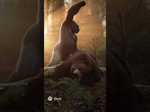 GORILLA vs GIANT SNAKE 🐍🔥 The Bear Rescue You Must See!