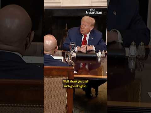 ‘Such good English’: Trump praises Liberian president’s use of his country’s official language