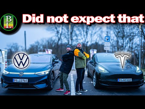 VW Id.7 and Tesla Model Y LR AWD - Who has less consumption?