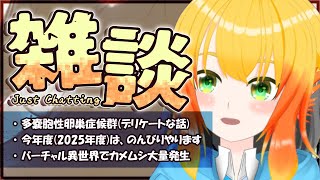 【雑談配信】【鳥詩ペタは元気です💪】医師から多嚢胞性卵巣症候群(PCOS)だろうと言われた話。※今日はデリケートな話になります。【鳥詩ペタ】