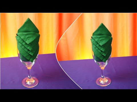 SCALES W/ GLASS NAPKIN FOLDING