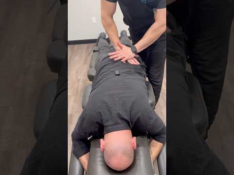 Satisfying Drop Table Adjustment | Instant Back Pain  Relief 😮‍💨💥