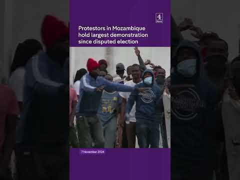 Mozambique election protest