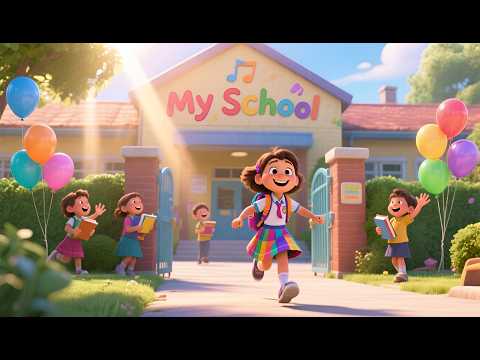 My School Song 🎒 | Happy School Day Rhyme for Kids