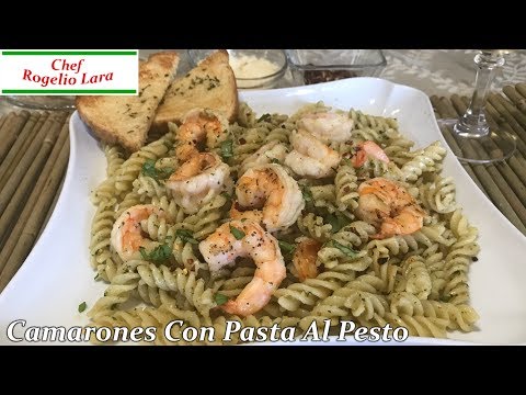 CAMARONES CON PASTA AL PESTO , DELICIOSA RECETA! - UCKkinZz8CfbX-Hr6zcXOO7Q