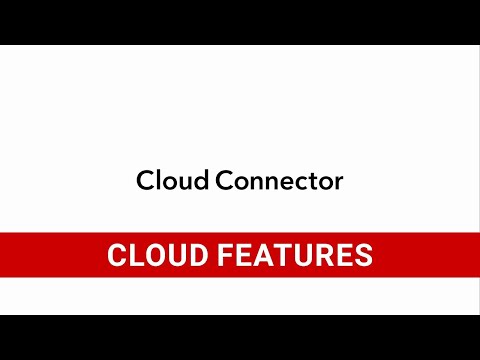 Canon Cloud Connector - Cloud Features