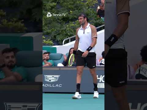 Matteo Berrettini One-Handed Backhand BEAUTY! 😍