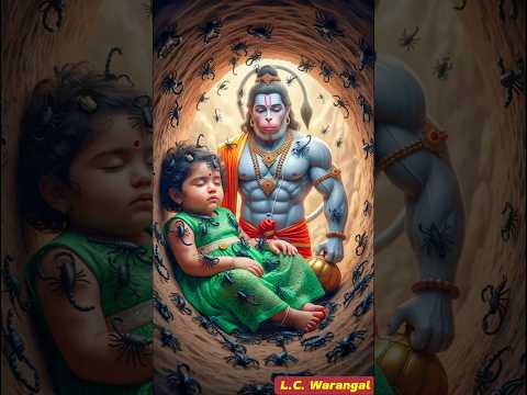 😱🦂👶 A 1-Year-Old Girl Dragged Into a Tunnel by Scorpions... Then Hanuman Ji Appeared! #hanuman #ai