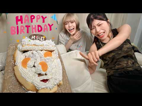 誕生日に寝てるメンバーを誕生日ケーキにするドッキリしかけた結果www