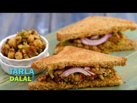 Masaledar Mixed Sprouts Sandwich ( Diabetic Recipe), Recipe in Hindi by Tarla Dalal - UCYRRwNWXxCKFaVjFuXo1I8Q