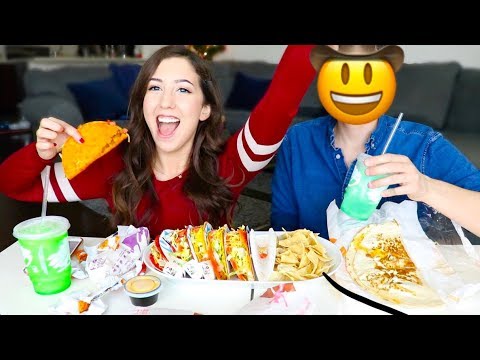 MEET MY BOYFRIEND! Huge Taco Bell Mukbang (Eating Show) - UC6D1enwNb6rEaI5bCs0UrfQ