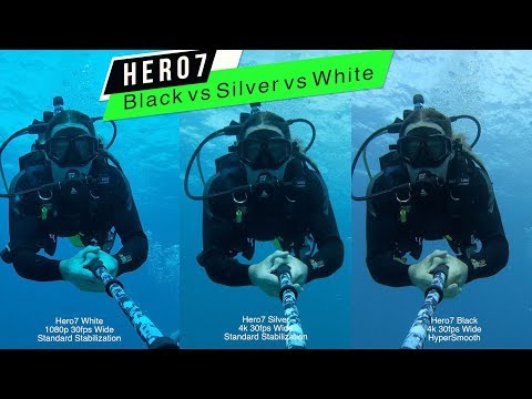 GoPro: Hero7 Black Silver White Color / Stabilization Underwater Comparison - GoPro Tip #642 - UCTs-d2DgyuJVRICivxe2Ktg