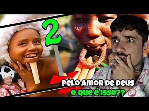 (GENTE?!) REAGINDO ao 🔴 Os Padrões de Beleza mais BIZARROS do mundo! PARTE 2! | REACT // NaiReact