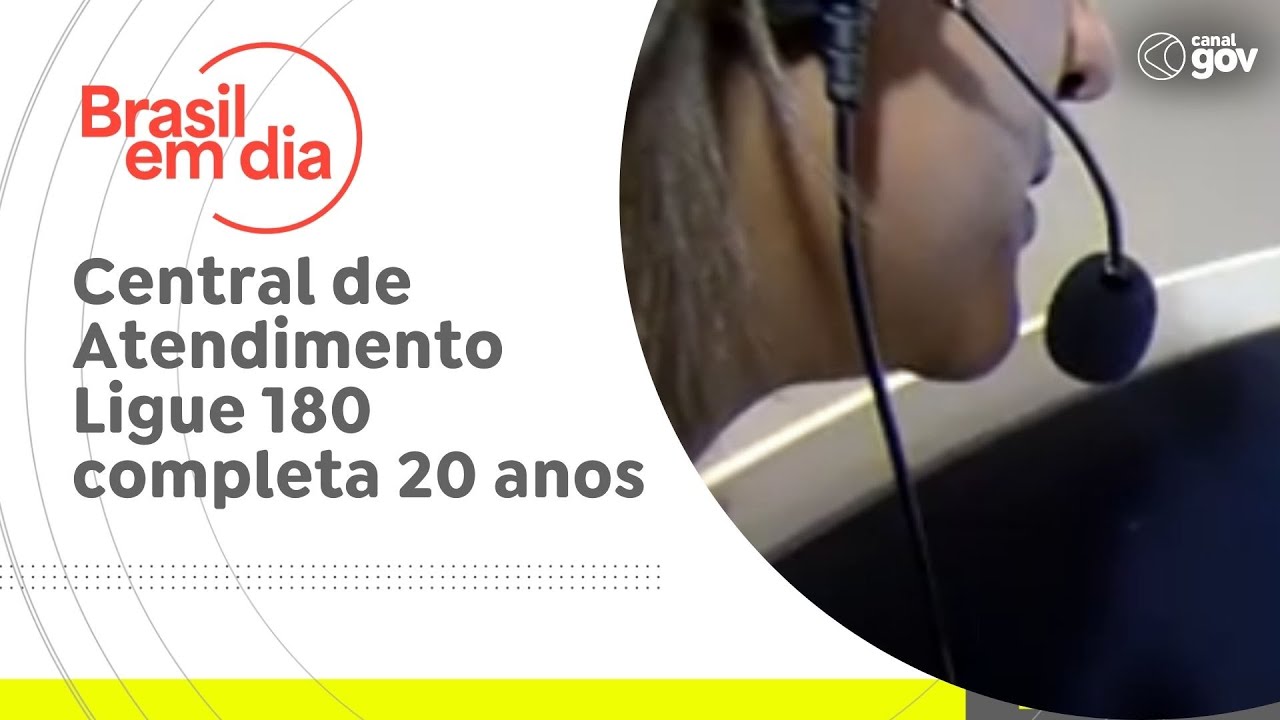 Central de Atendimento Ligue 180 completa 20 anos TV Online Central de Atendimento Ligue 180 completa 20 anos
