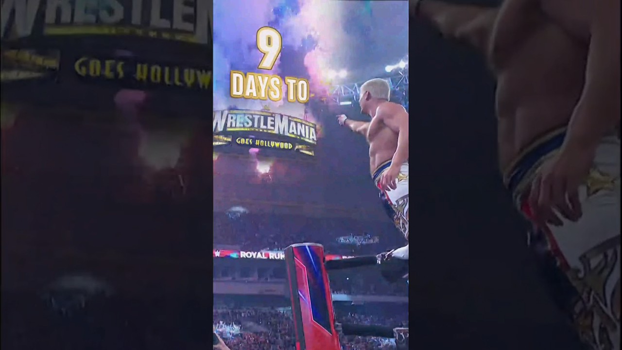 9 days until #WrestleMania 39!