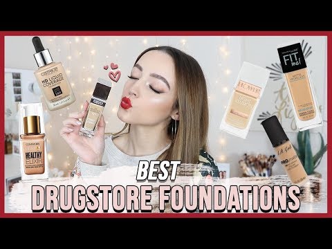 TOP 9 BEST DRUGSTORE / AFFORDABLE FOUNDATIONS