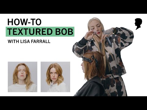Textured Bob Haircut Tutorial on Thick Hair | Step-by-Step Tutorial