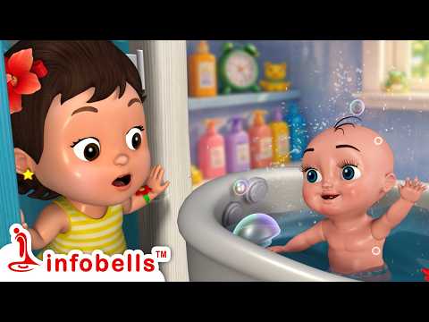 আমি স্কুলে যাচ্ছি। Brush, Bath & School Bus | Bengali Rhymes for Children | Infobells #schoolsongs