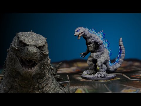 I Painted a TINY GODZILLA!