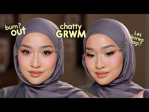 Chatty Glam GRWM : Burnouts, Learning Korean again, etc | Kiara Leswara