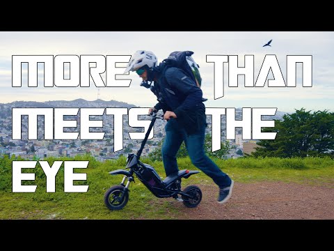 Splach Transformer Electric Scooter | Tiny E-dirt bike Or Space Robot?