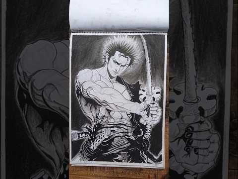 how to draw Zuro drawing #drawing #art #anime #zuro #like #comment