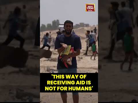 'This Way Is Not For Humans': Palestinians Scramble To Collect Airdropped Aid In Gaza