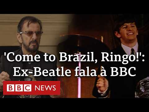 'Brasileiros vão a shows para realmente se divertir', diz Ringo Starr, icônico baterista dos Beatles