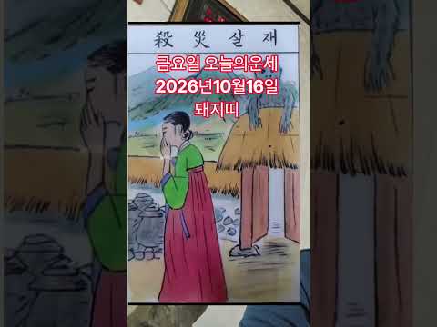돼지띠 오늘의운세 2026년10월16일 <strong>운세</strong> #<strong>운세</strong> #오늘의운세