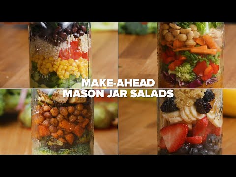 Make-Ahead Mason Jar Salads For The Week