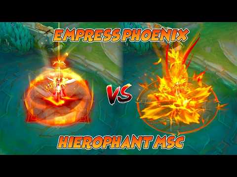 Pharsa Optimized Empress Phoenix VS Hierophant MSC Skin Comparison