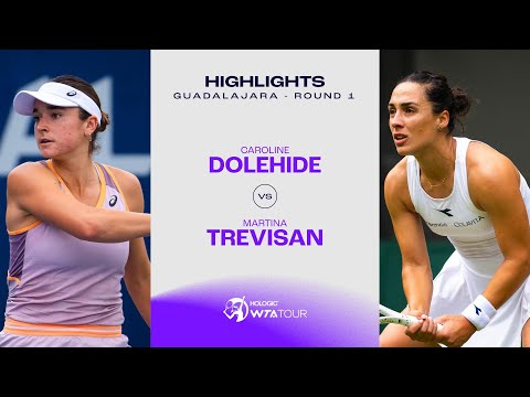 Caroline Dolehide vs. Martina Trevisan | 2024 Guadalajara Round 1 | WTA Match Highlights