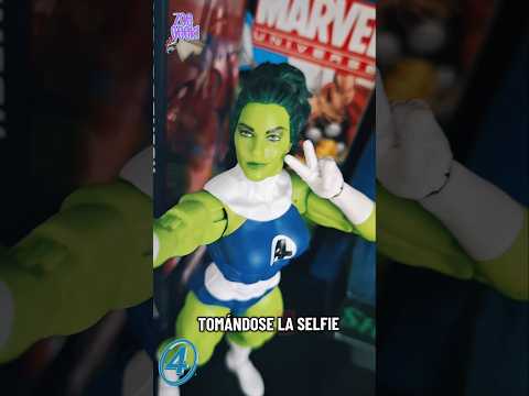¡¡ Llega She-Hulk !! De La Colección Retro De The Fantastic Four Marvel Legends Unboxing #Shorts