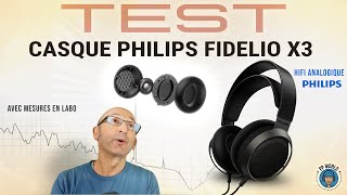 Vido-Test : TEST : Casque PHILIPS Fidelio X3 ! (avec mesures en labo !)