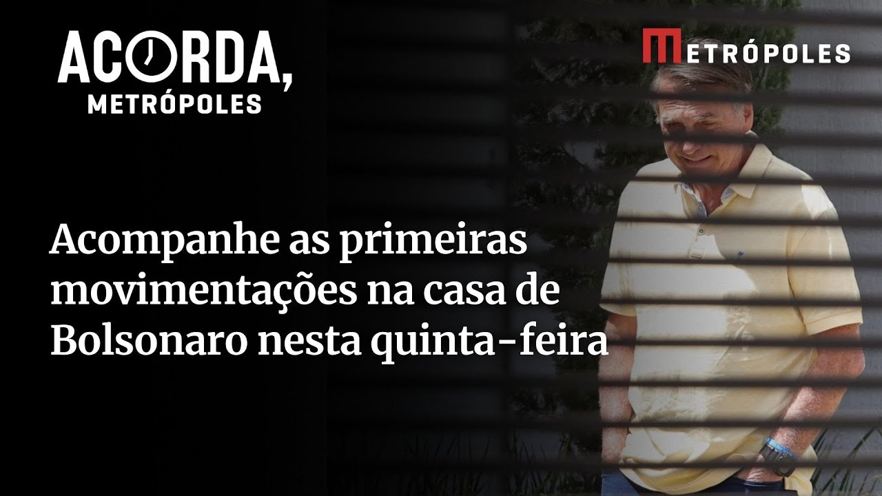 Acompanhe primeiras movimentações desta quinta feira na casa de Bolsonaro após defesa no STF