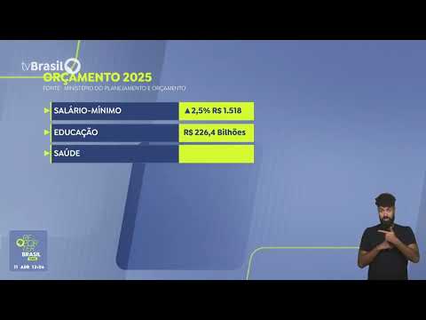 Orçamento 2025: LOA é sancionada com dois vetos