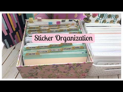 Sticker Organization and Sticker Storage - UCeQzxSvD0m16kV_vZgZaavA