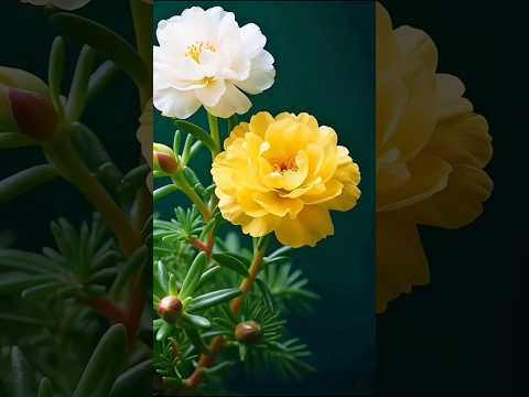 moss Rose flower #garden #flowers #plants #shorts #youtubeshorts