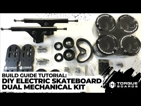 DIY Electric Skateboard BUILD GUIDE - Dual Mechanical Kit 110mm