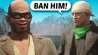 YouTube thumbnail for gupp's video titled 'Ragebaiting the ANGRIEST Red Dead Roleplayers 💀'