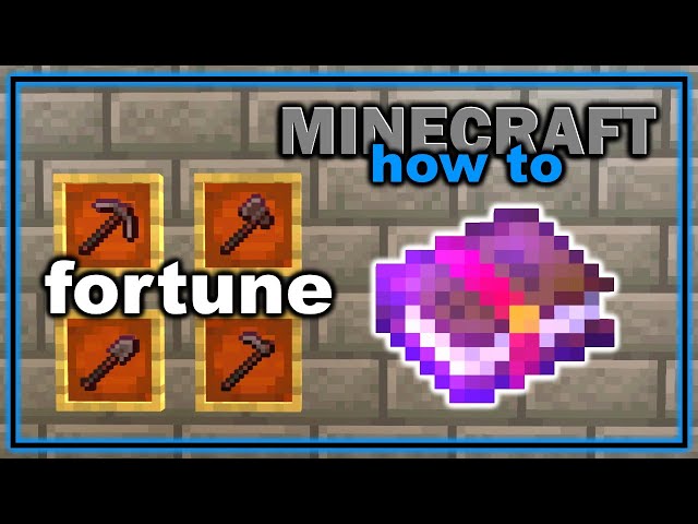 Minecraft Fortune Enchantment Guide