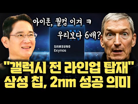 삼성 칩 갤럭시S26 전 라인업 탑재 ㄷㄷㄷ 2nm GAA x Exynos2600, 애플 성능도 이기고 퀄컴 마저 이긴다? | 반도체 업계 지각변동의 시작
